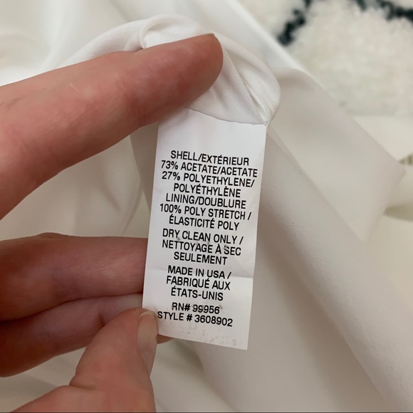 Shoshanna White Trumpet Sleeve Mini Dress - Picture 6 of 10